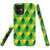 Green And Yellow Triangles Protective Phone Case