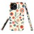 Orange And Blue Flowers Protective Phone Case
