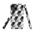 Black And White Hexagons Protective Phone Case