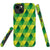 Green And Yellow Triangles Protective Phone Case