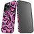 Magenta Leopard Pattern Protective Phone Case