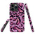 Magenta Leopard Pattern Protective Phone Case