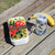 Lunch Box Food Container Snack Picnic Authentic Wood Strap Cutlery Appealing