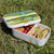 Lunch Box Food Container Snack Picnic Authentic Wood Strap Cutlery Dreamland