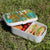 Lunch Box Food Container Snack Picnic Authentic Wood Strap Cutlery Forest
