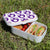 Lunch Box Food Container Snack Picnic Authentic Wood Strap Cutlery Frogs