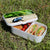 Lunch Box Food Container Snack Picnic Authentic Wood Strap Cutlery Mighty