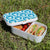 Lunch Box Food Container Snack Picnic Authentic Wood Strap Cutlery Pigs