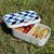 Lunch Box Food Container Picnic Authentic Wood Strap Cutlery Zigzag Chevron