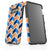 Blue Orange ZigZag Protective Phone Case