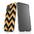 Black And Orange ZigZag Protective Phone Case