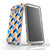 Blue Orange ZigZag Protective Phone Case