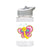Water Bottle 500ml with Straw and Handle Drink Bottle, Cute Butterfly