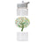 Water Bottle 750ml with Straw and Handle Drink Bottle, Colourful Tree