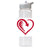 Water Bottle 750ml with Straw and Handle Drink Bottle, Way of Heart